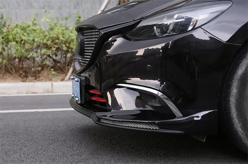 CEYUSOT для новой mazda 6 Автомобильная решетка отделка полосы 17 18 ABS Материал черный передний бампер полный грили крышка отделка мазда 6 M6 Wagon