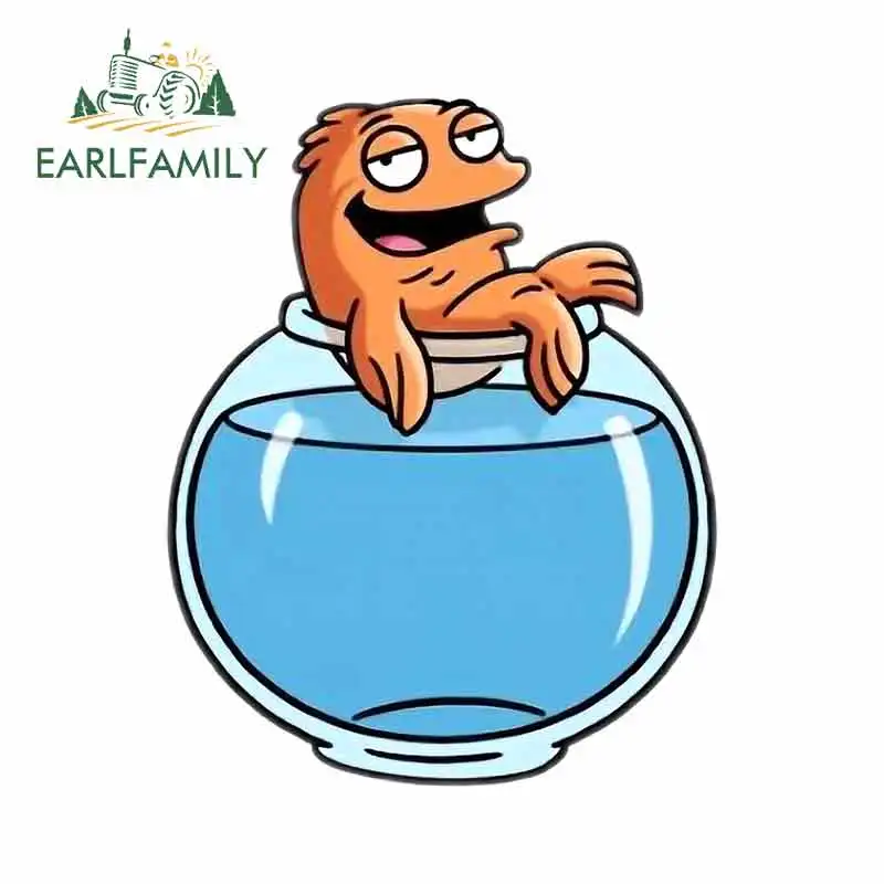 

EARLFAMILY 13 см x 10,5 см для рыбы Сидящая по воде Стекло DIY мотоцикл Стикеры s Виниловая пленка для оклеивания автомобилей, Стикеры Водонепроницаемый 3D бампер наклейка