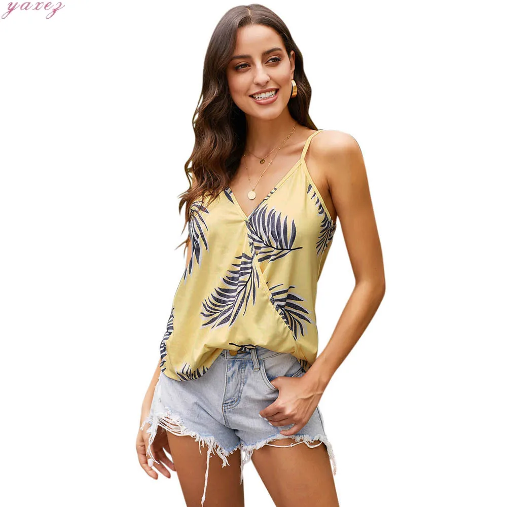 Внутри и снаружи носить свободные Повседневное рисунок банановых листьев с v