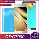 Оригинальный ЖК-дисплей 5,7 дюйма для Samsung Galaxy C5 C7000, ЖК-дисплей, зеркальный сенсорный экран, дигитайзер в сборе, запасные части для ремонта