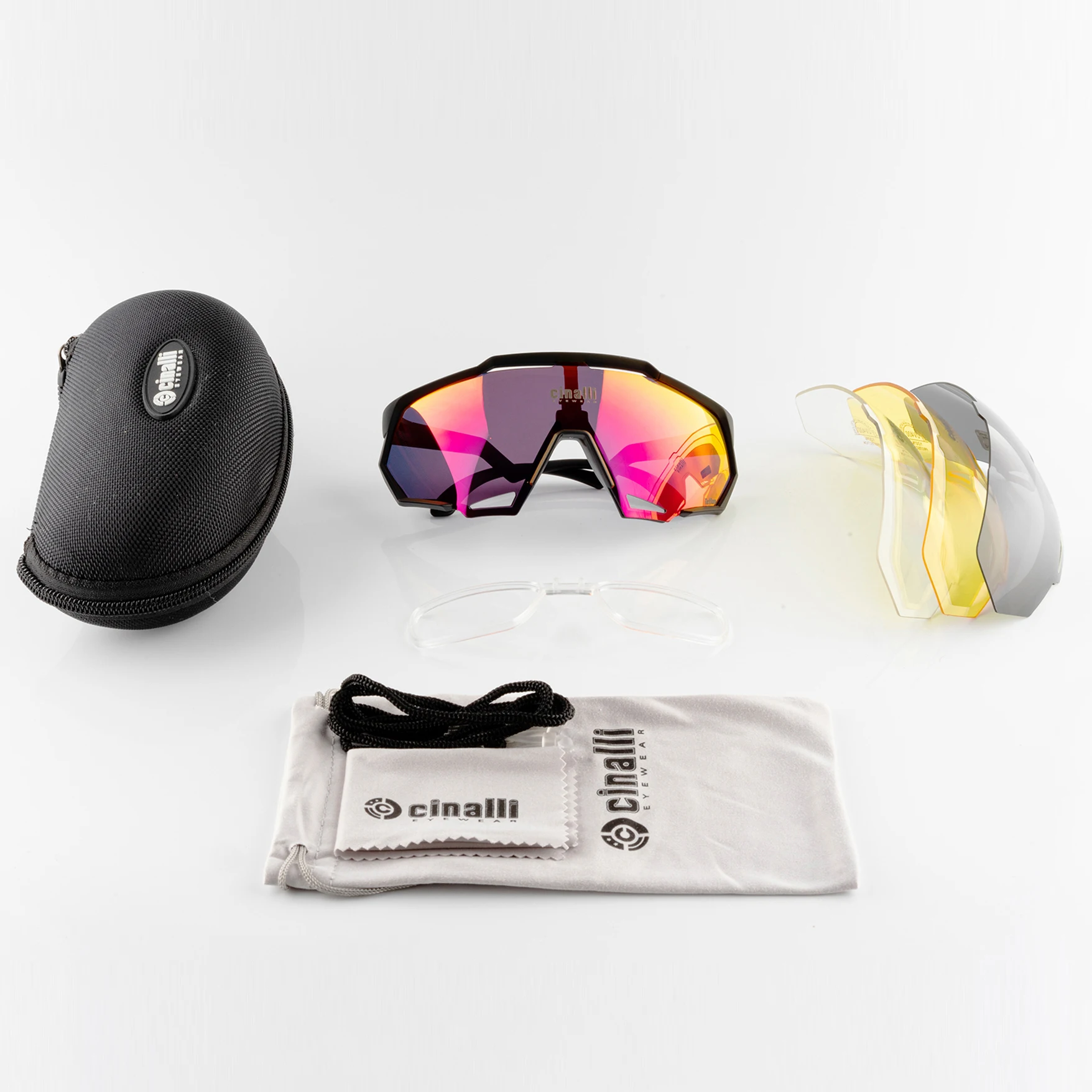 Мужские и женские Поляризованные спортивные солнцезащитные очки Cinalli Torege для