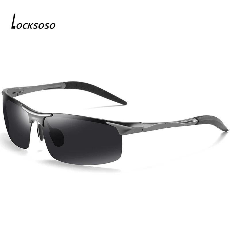 Солнцезащитные очки LOCKSOSO Мужские поляризационные Uv400 винтажные брендовые