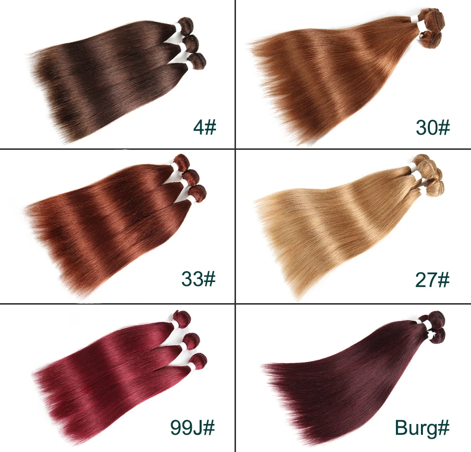 Ali queen волосы 3 шт. бразильские волосы remy плетение пряди#613/#4/#33/#30/#27/# 99J/# Бург прямые человеческие волосы для наращивания