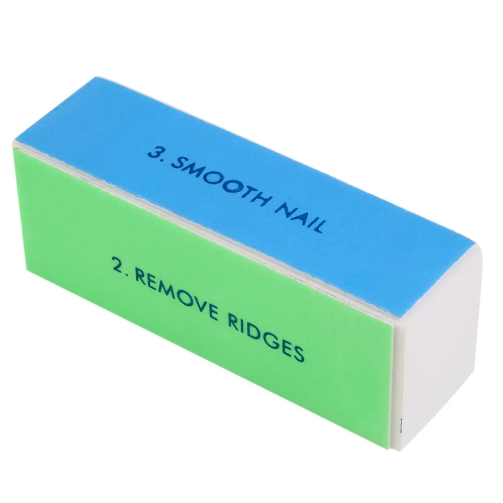 4 шт./партия для женщин Красота акриловый дизайн ногтей советы буферная Полировка