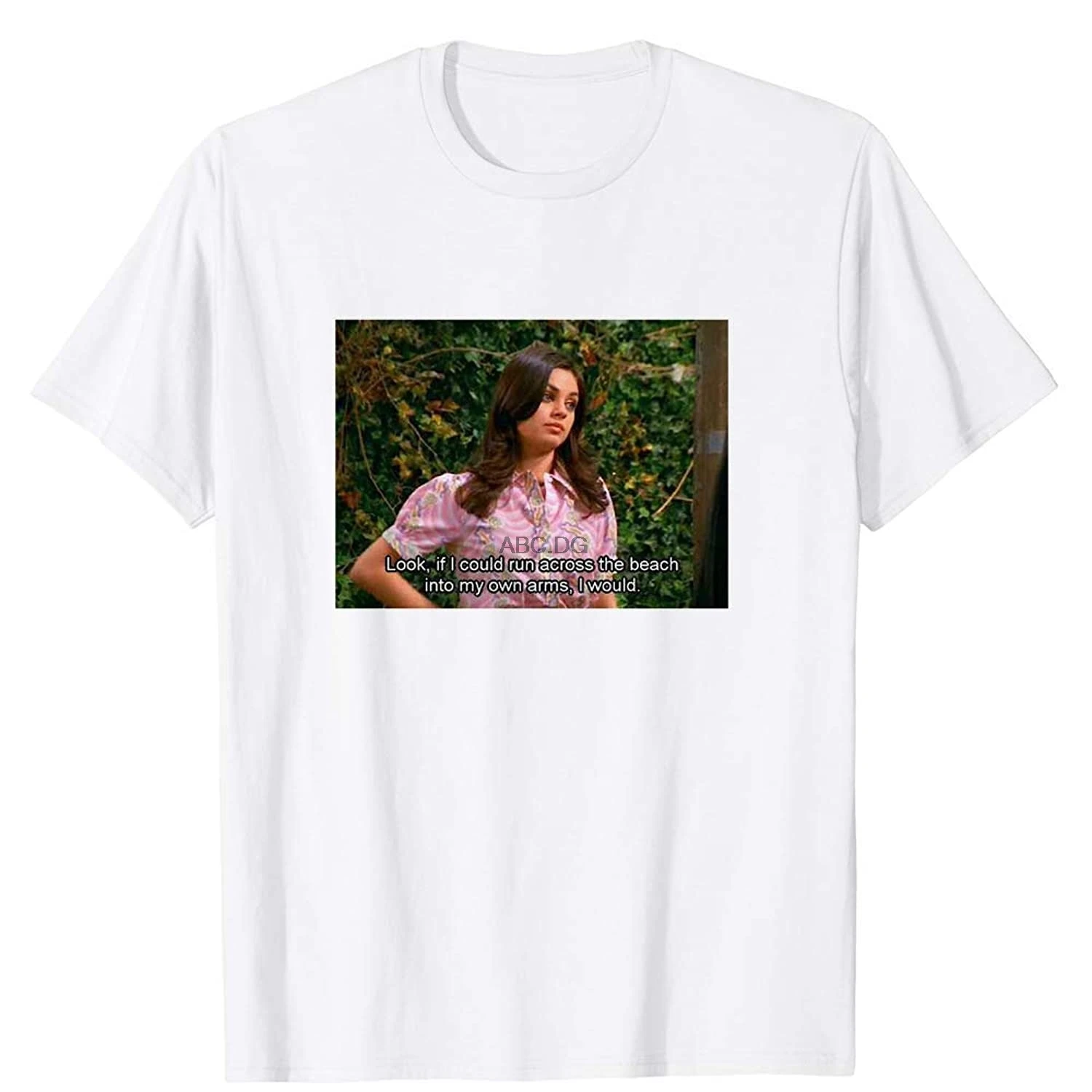 Футболка унисекс сериала Джеки берхут из 70-х смешная футболка Мила Кунис для