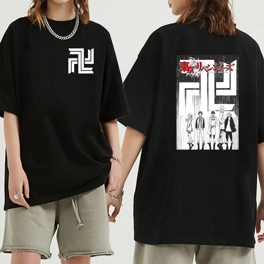 

Футболка Manjiro Mikey Sano для мужчин и женщин, свободная рубашка в стиле хип-хоп, с принтом Токио, Мстители