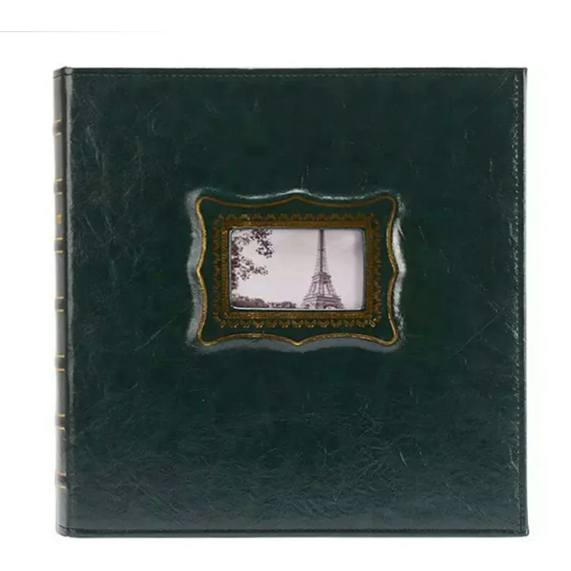 PA44 пятицветный Ретро полиуретановый чехол 6 дюймов Большая вставка фотоальбом 600