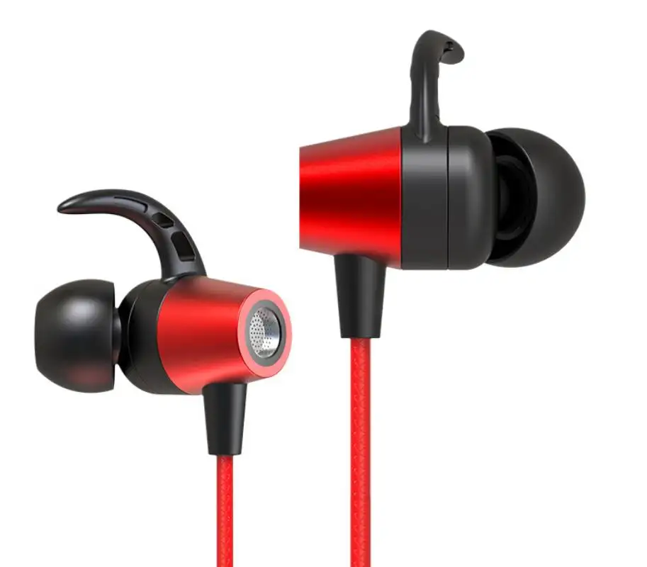 Магнитные спортивные наушники вкладыши 3 5 мм Проводная гарнитура с микрофоном HIFI