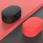 1 шт. Портативный многоцветный чехол для наушников Xiaomi Redmi Airdots Tws, мягкий защитный чехол из жидкого силикона с крючком для домашнего хранения