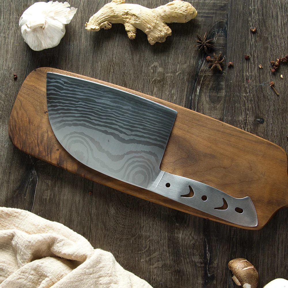 Китайский мясницкий нож из нержавеющей стали 7cr17 ручная работа плакированная