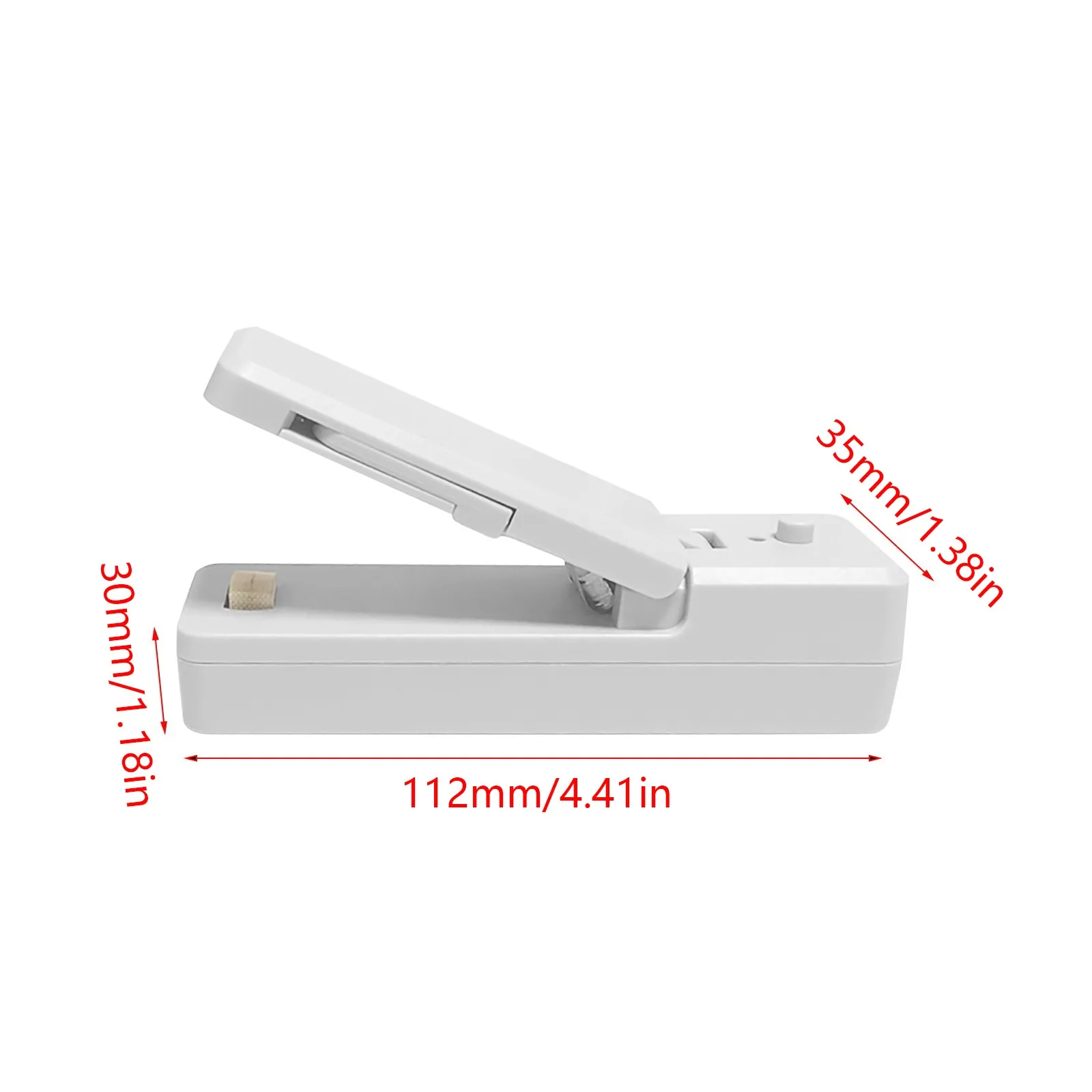 

Mini Portable Bag Clips Sealing Machine Plastic Bag rechargeable Small Sealing Machine Ceramic Impulse Vacuum Bag Sealer Capper