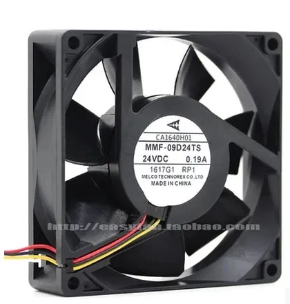 

Три охлаждающих вентилятора Mitsubishi CA1640H01 MMF-09D24TS-RM1 24VDC 0.19a 9225