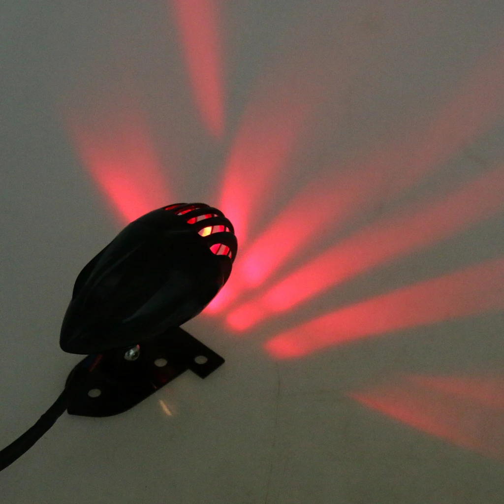 

Metal LED Tail Light Lamp with Grille for Bobber Chopper Motorcycle