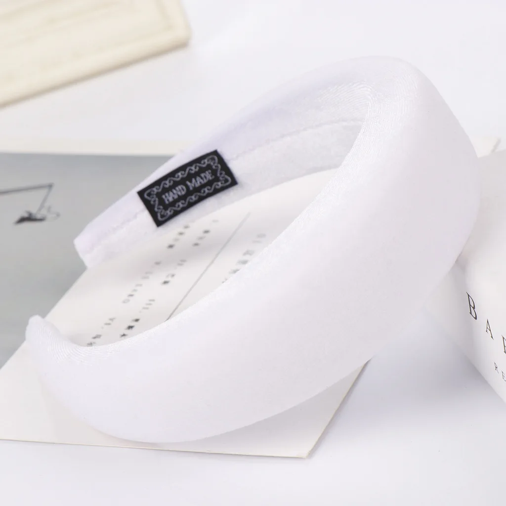 Обруч для волос с бархатной подкладкой Женский толстый широкий ободок