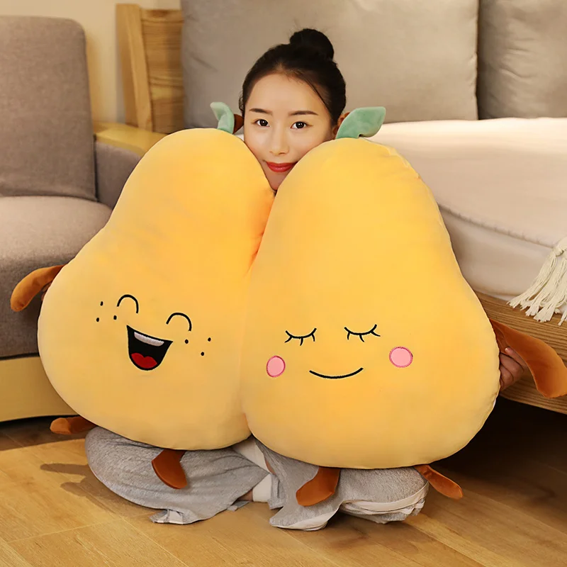 

Cute never split pear peluche pillow doll toys juguetes nia girl bed sleeping pillow couple home decor pluszaki holiday gift
