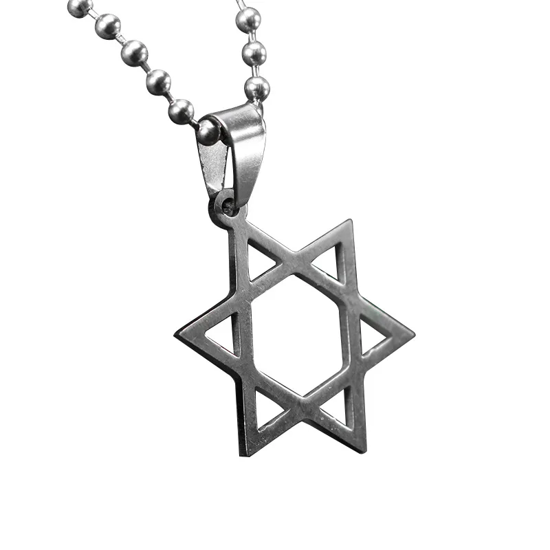 EBay аксессуары оптовая продажа ожерелье с шестью звездами модные мужские хип-хоп