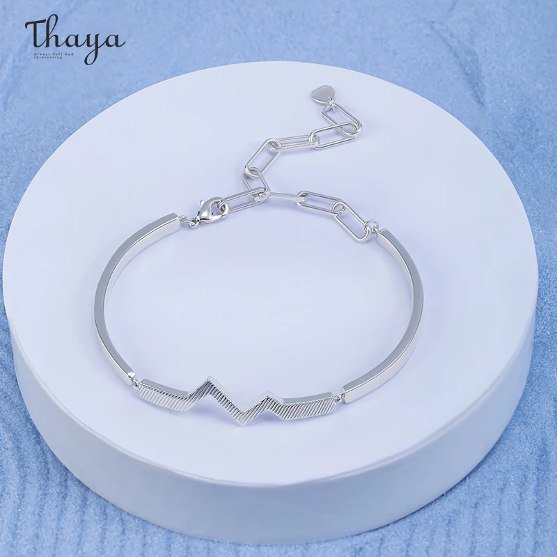 

Thaya рябь браслет для женщин Женский браслет 2020 амулеты Мода Пара Цепь Повседневное платье ювелирные изделия подарок на Новый год