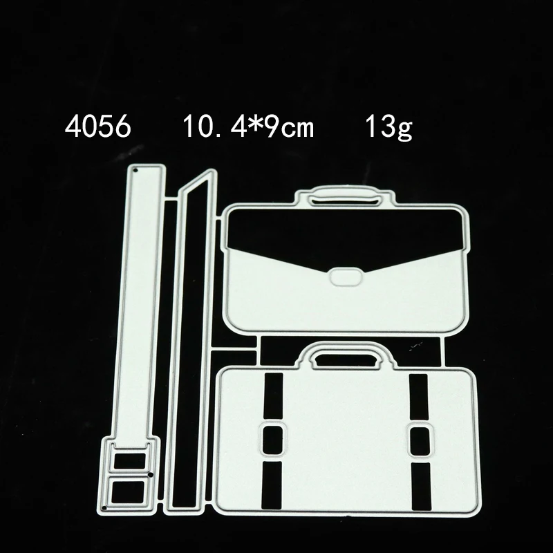 

JC Metal Cutting Dies Briefcase Handbag Template Scrapbook Decorative Embossing Card Make Stencil Craft Mold Decor New Arrival