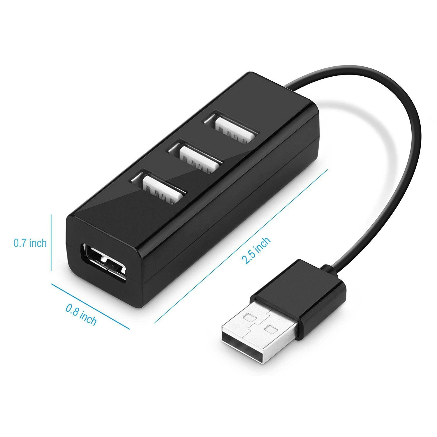 1 шт. 4 порта usb-хаб высокоскоростной USB 2 0 концентратор Мульти Usb порт разветвитель