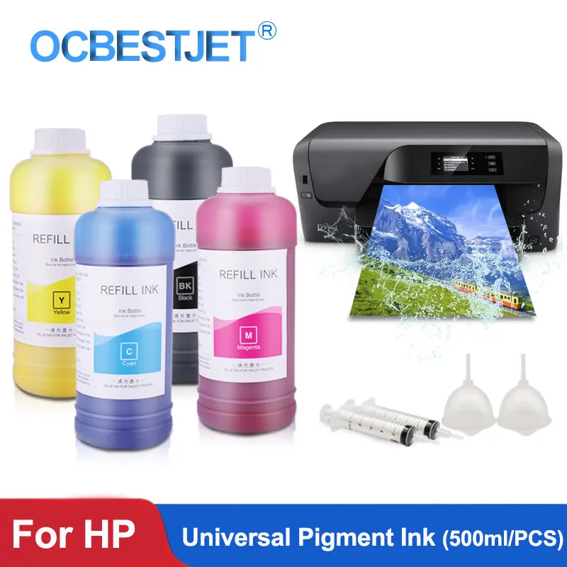 Пигментные чернила для HP 178 364 655 670 711 920 932 933 950 951 952 953 954 955 970 971 980 пигментные
