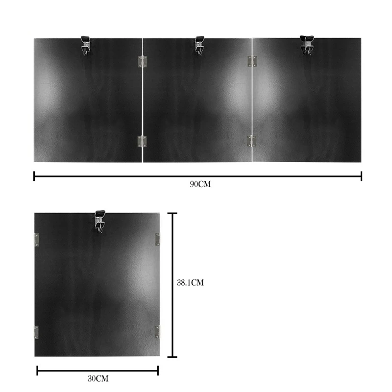 

Patio Heater Reflector Shield Foldable Patio Heater Courtyard Reflector for Patio Heater Heat Lamp Outdoors