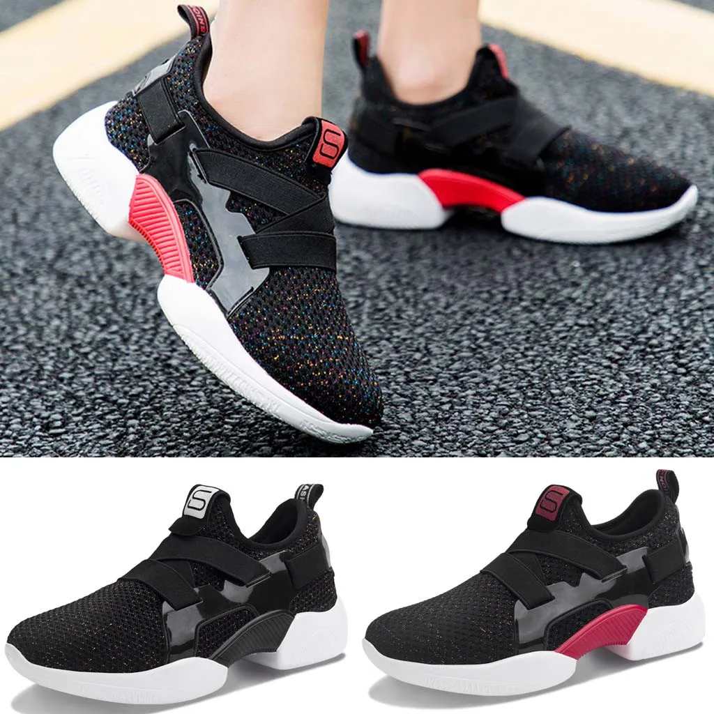 Новинка 2019 массивные кроссовки женская сетчатая дышащая обувь для бега на