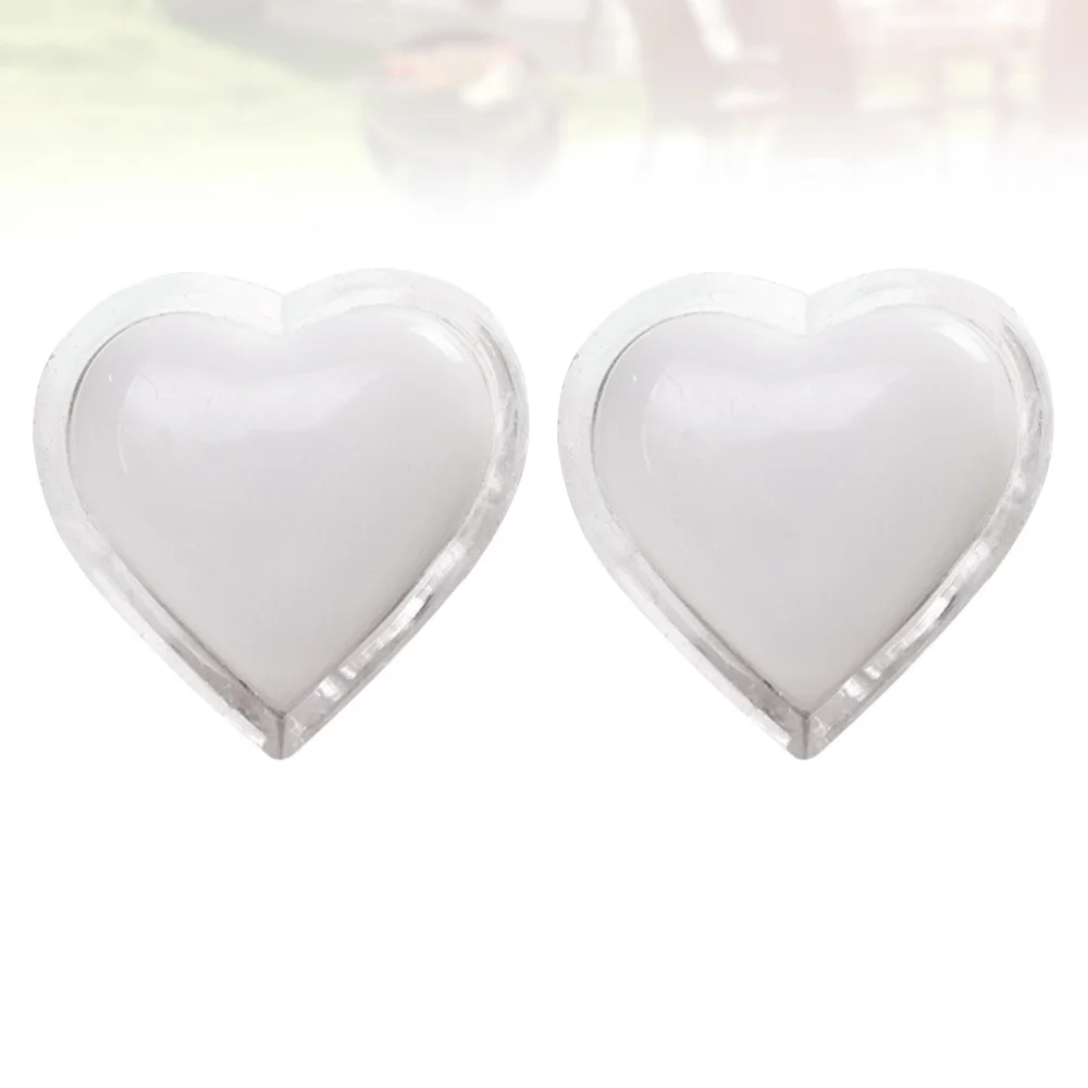 

10pcs LED Love Shape Night Light Heart Shape Wall Light Lamp Householde Decor Light for Wedding (US Plug White)