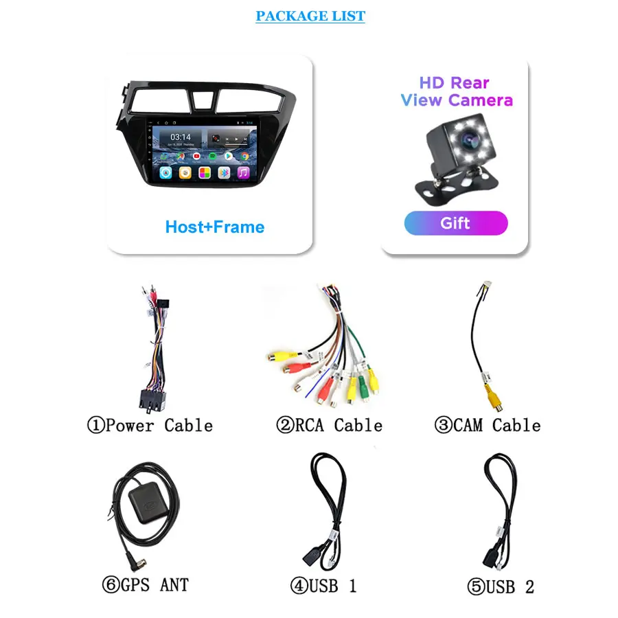 

9'' IPS Android 9 For HYUNDAI I20 2014 2015 2016 2017 2018 Left Car Radio Multimedia GPS Navigation Navi Player Auto Stereo WIFI