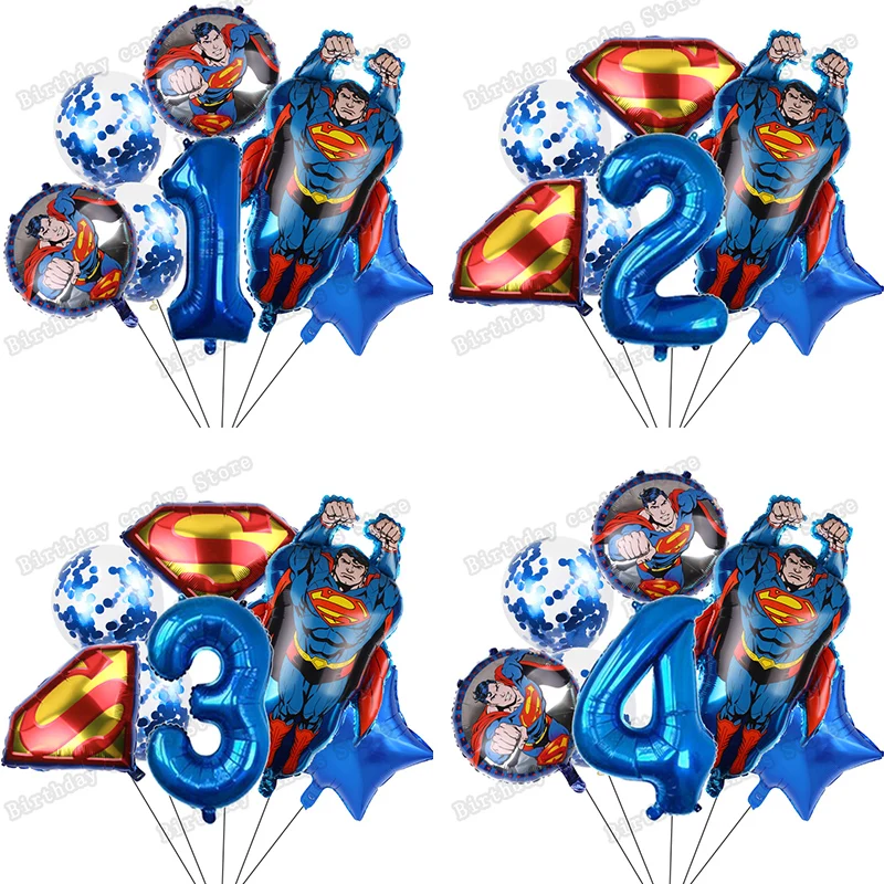 7 шт. фольгированные надувные шары в виде супергероев Диснея 32 дюйма | Дом и сад