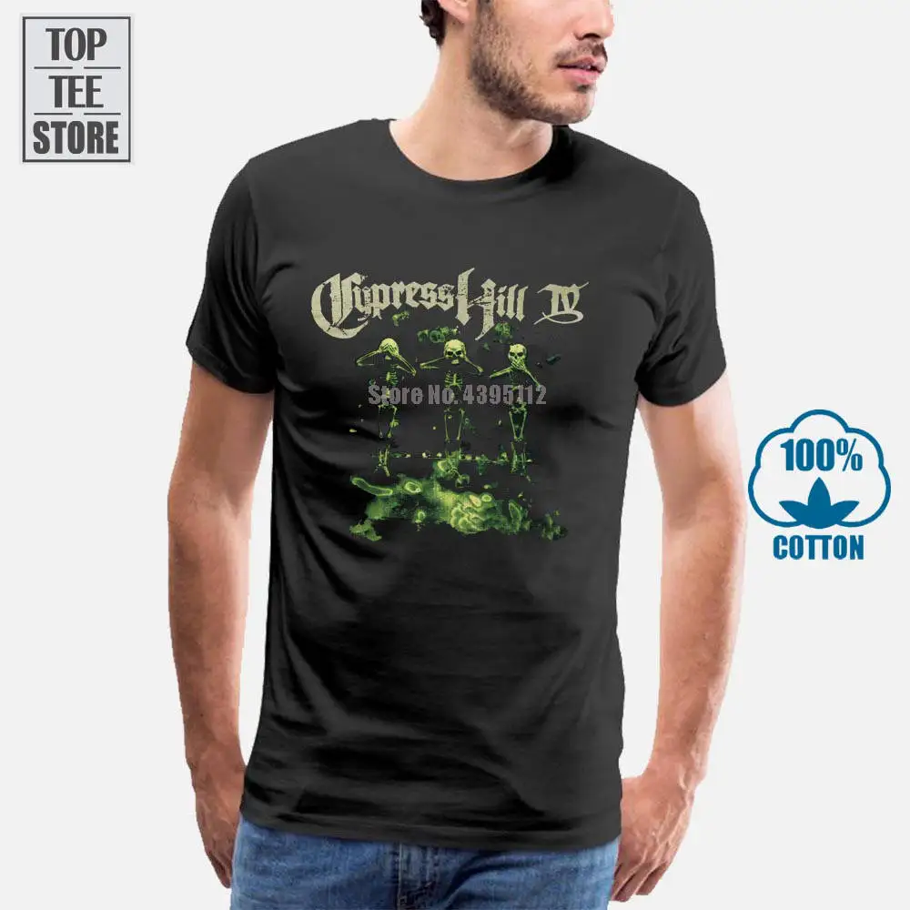Забавная футболка для мужчин новинка женская Cypress Hill No Evil крутая Повседневная