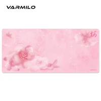 original varmilo sakura mouse pad xl size edging e sports game tablet desk pad pink girls mause mice mat
