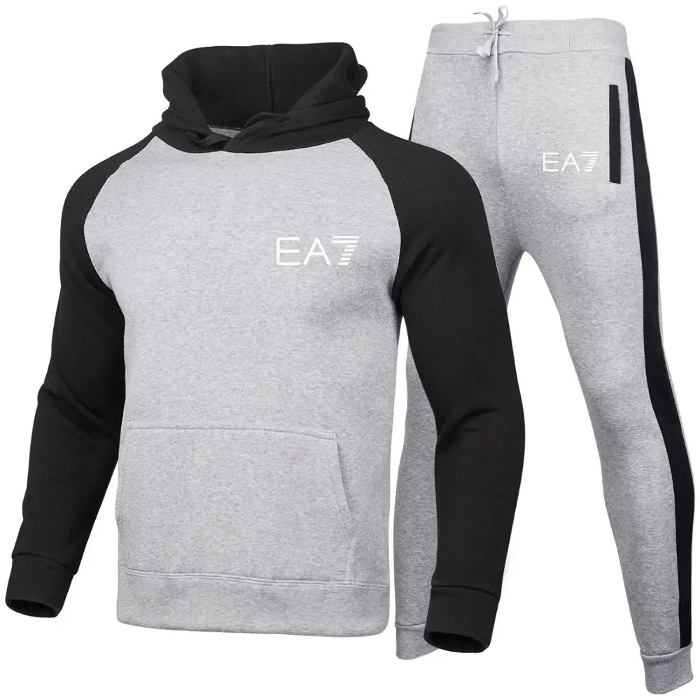 

New Autumn Men's Sets hoodies+Pants Harajuku Sport Suits Casual Men/Women Sweatshirts Tracksuit 2020 Brand Sportswear