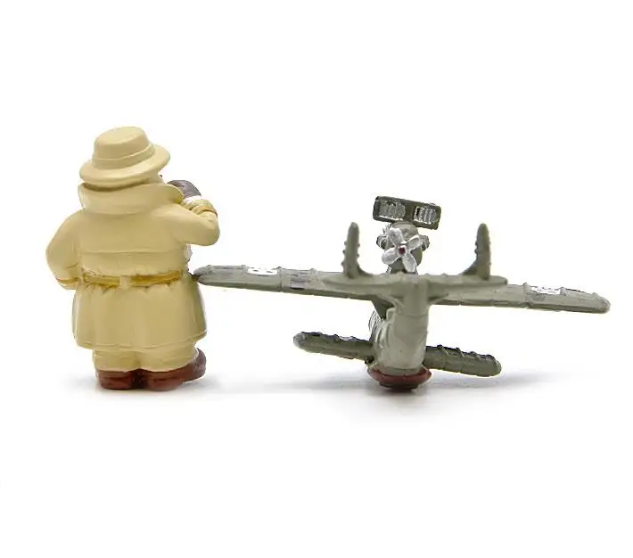 Экшн-фигурка из ПВХ сделай сам милая аниме Порко Россо самолет красная свинка