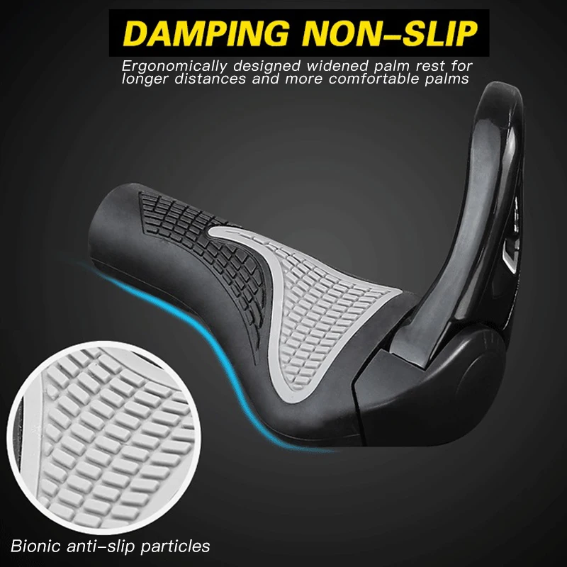 Резиновый нескользящий Удобный руль запчасти для горного велосипеда с резиновым