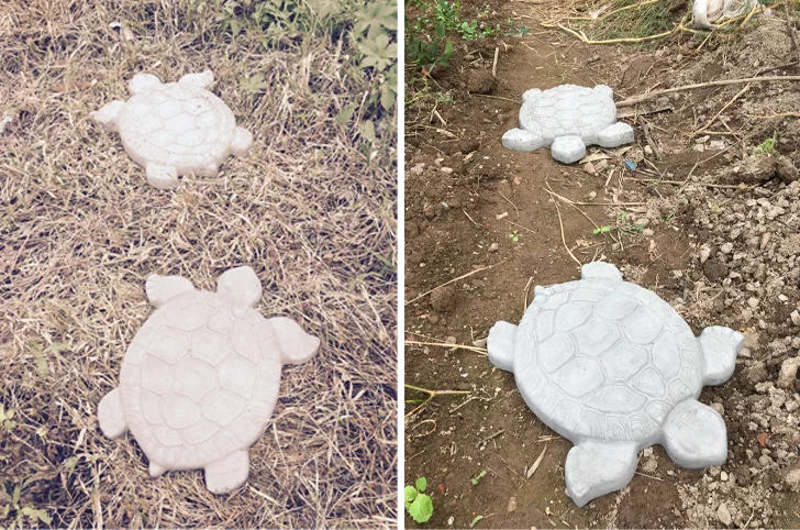 Черепаха Форма плацдарма тротуар Бетон цемент плесень путь производитель форма