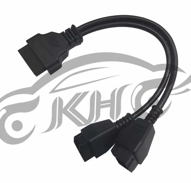 Купи For OBDSTAR for CHRYSLER -12+8 DP PAD2 FCA12+8 OBD 2 Test Cable OBD-II Cables OBDII Obd2 Adapter OBD2 Connector OBDII DLC за 2,928 рублей в магазине AliExpress