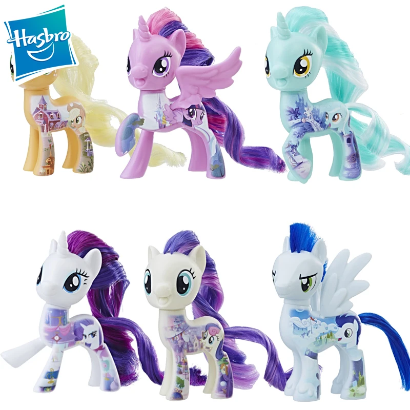 

Экшн-фигурка Hasbro My Little Pony Дружба это Волшебные Сумерки блеск Applejack Раритет Lyra сердцебиения соарин кукла игрушка