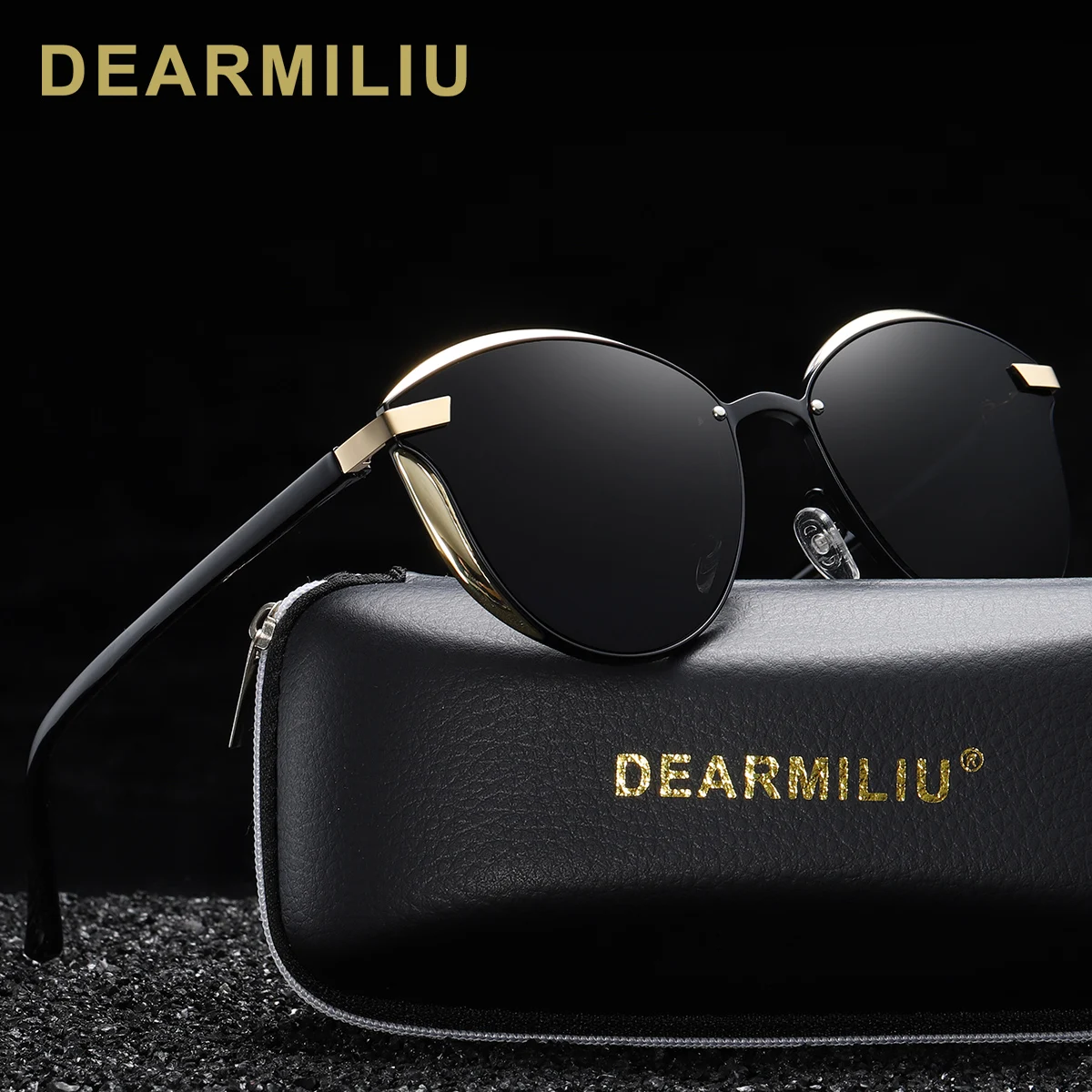 RBEWTP роскошные женские солнцезащитные очки модные круглые винтажные Ретро