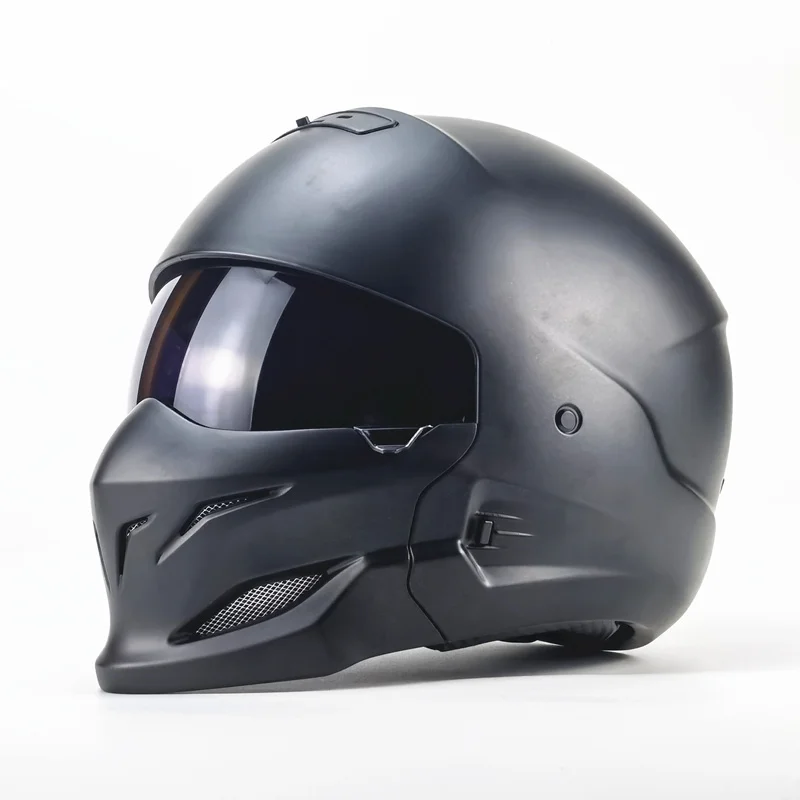 2 Gifts Vintage Motorcycle Helmet  Equipment Motocross Helmet Retro Helmet Female Full-face Motobike Helmet  Male  For Adults