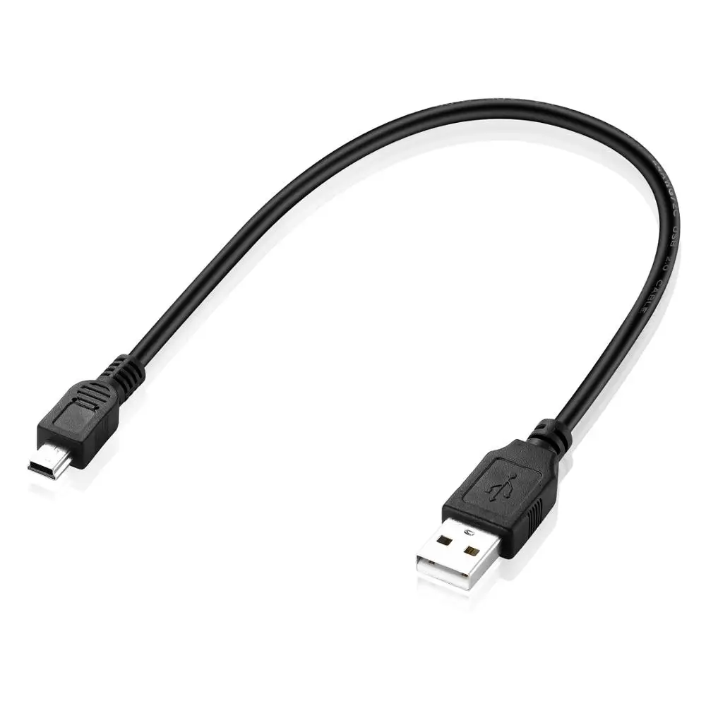 Кабель Bochara USB 2 0 типа Папа Мини 5P кабель M/M из фольги + Плетеный экранированный ПВХ