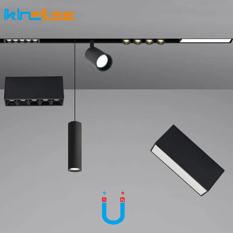 Крытый магнитный линейный потолочного светильника светильник s 10 Вт 15 20 30