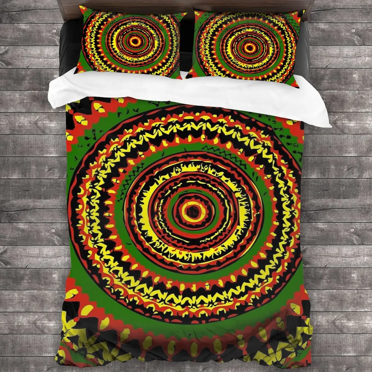 

Rasta Tie Dye Time Warp Soft Комплект одеял из микроволокна с 2 наволочками, пододеяльник на молнии