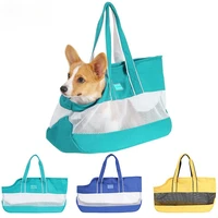 portable pet handbag breathable pet canvas bag for going out sturdy and durable cats and dogs dog carrier bags for small dogs