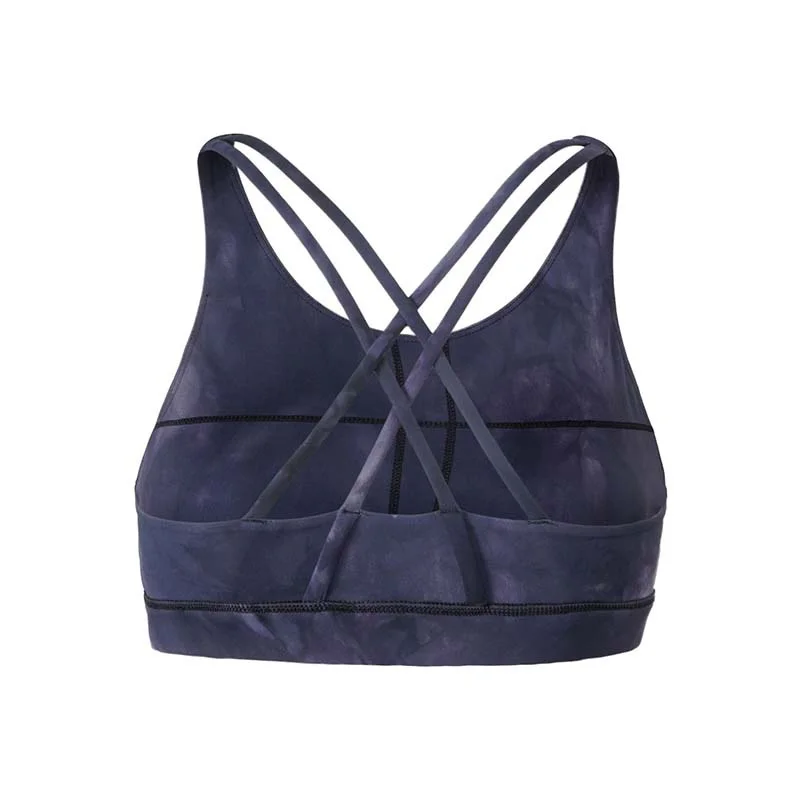 

NORMOV Sexy Tie Dye Bras Women Slim Elastic Seamless Push Up Bra Workout Female Casual Fitness Underwear Woman Sleeveless Top