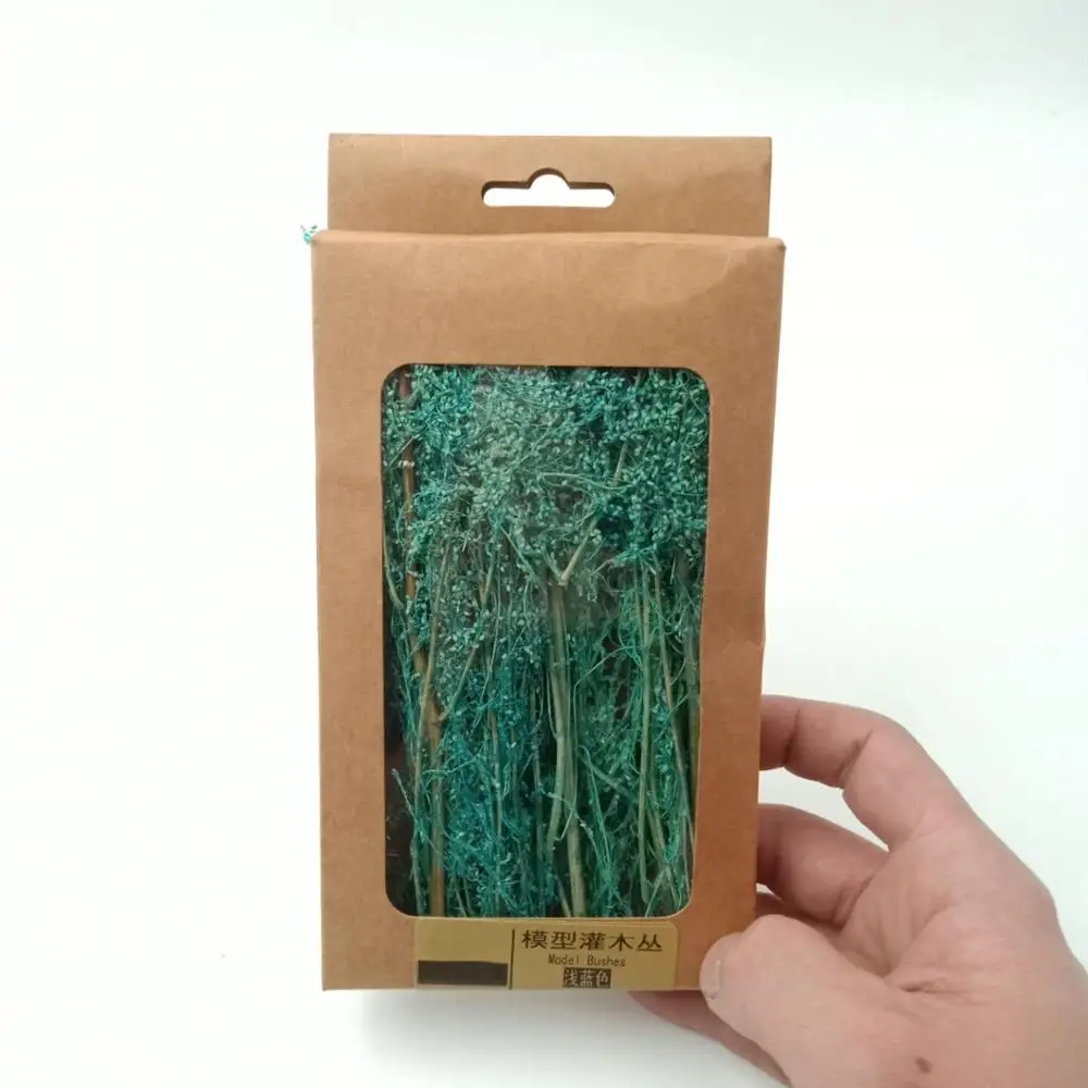 Миниатюрный альбом Chenopodium изысканные кустарники модель сцены дерево песочный