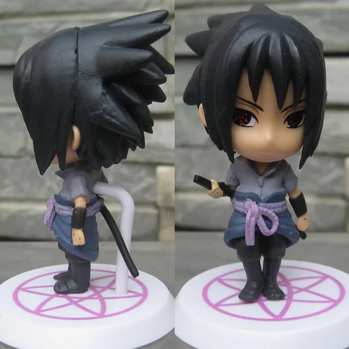 Экшн фигурка Naruto Itachi Gaara Sasuke mini Q ver 6 шт./лот см кукла игрушка из ПВХ подарки подарок