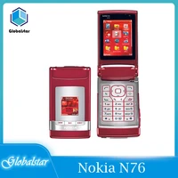 Nokia N76 refurbished Original N76 Bluetooth JAVA 2MP Unlocked Mobile Phone Support Russian keyboard Refurbished Free Shipping