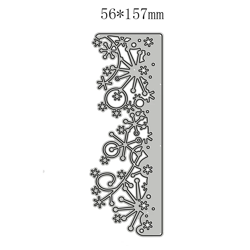 

New Christmas Snowflake Border 2020 Metal Cutting Dies for DIY Scrapbooking Decoration and Card Making Embossing Craft No Stamps