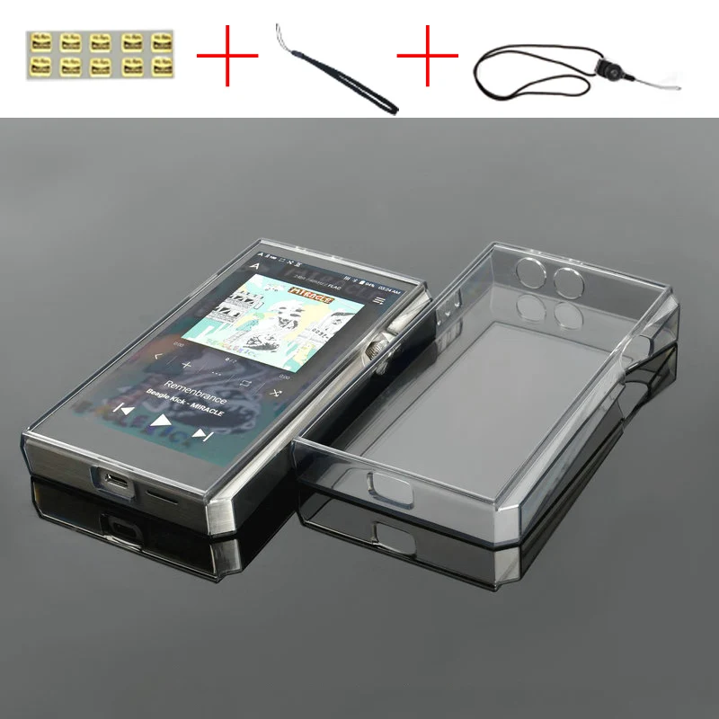 Мягкий прозрачный чехол из ТПУ для iriver Astell & Kern SP2000 с защитой переднего экрана