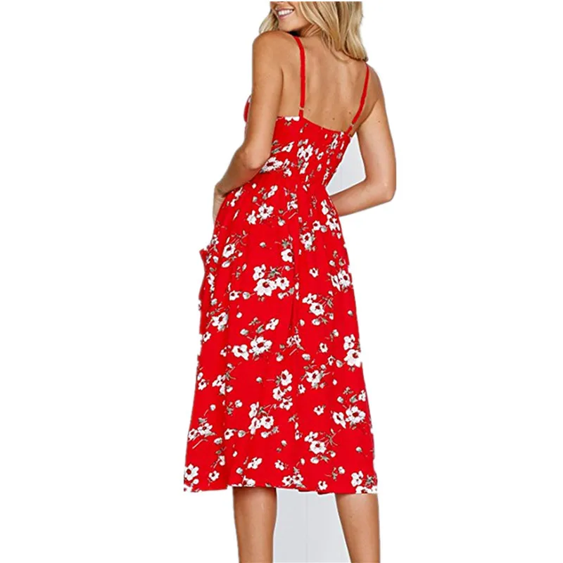 Уличные женские летние платья без рукавов на бретельках платье трапециевидной